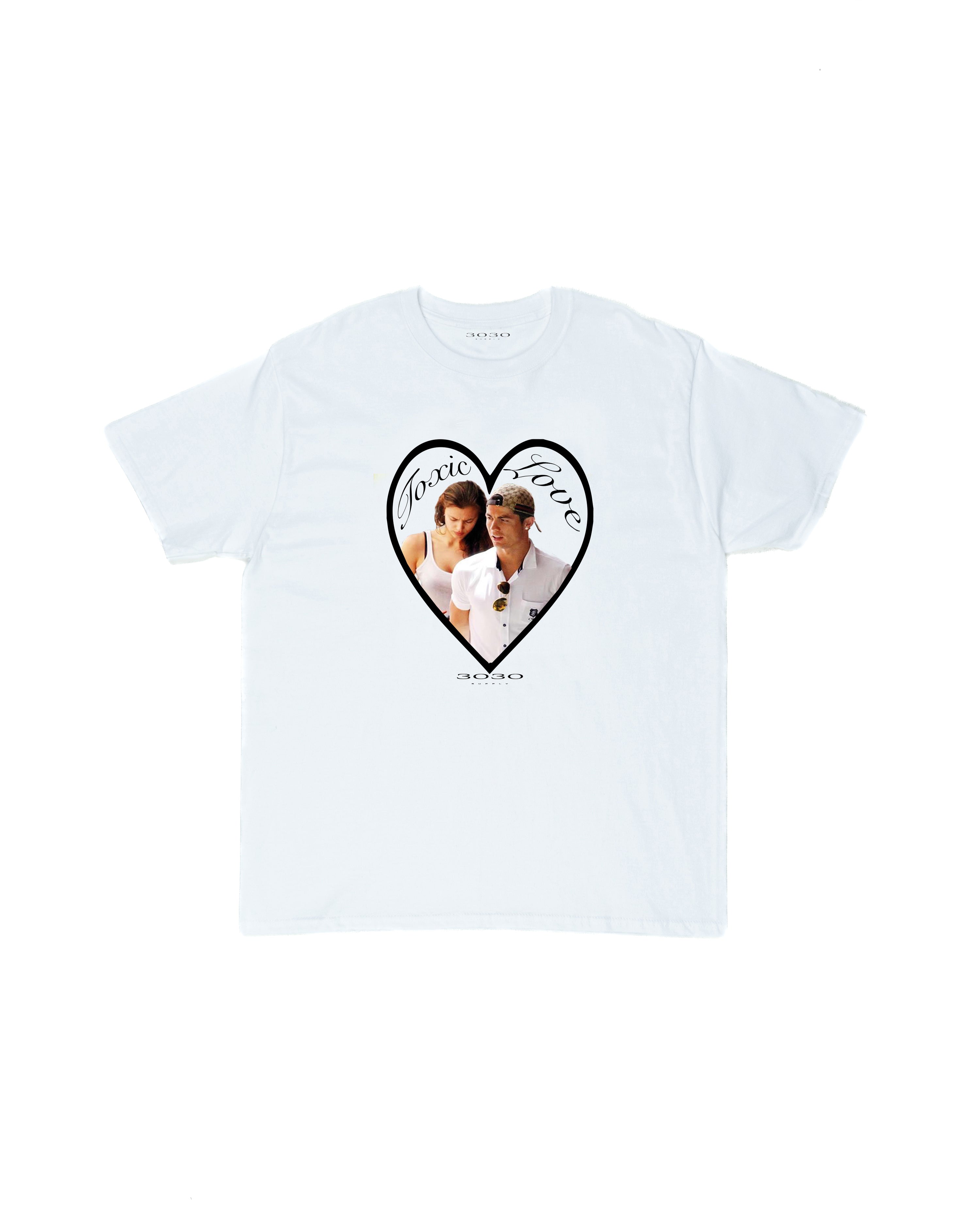 Toxic Love Crille Tee white