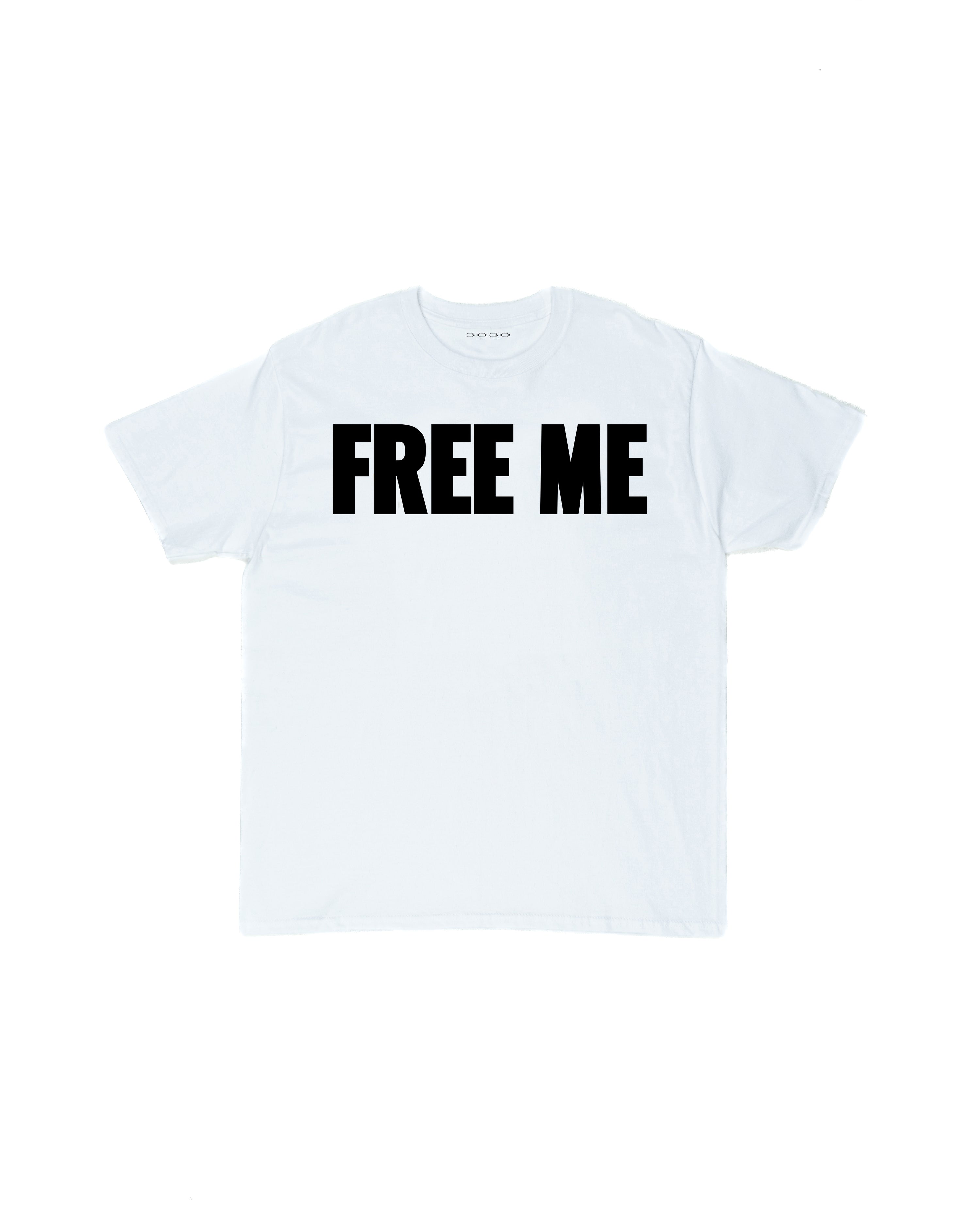 FREE ME Tee white
