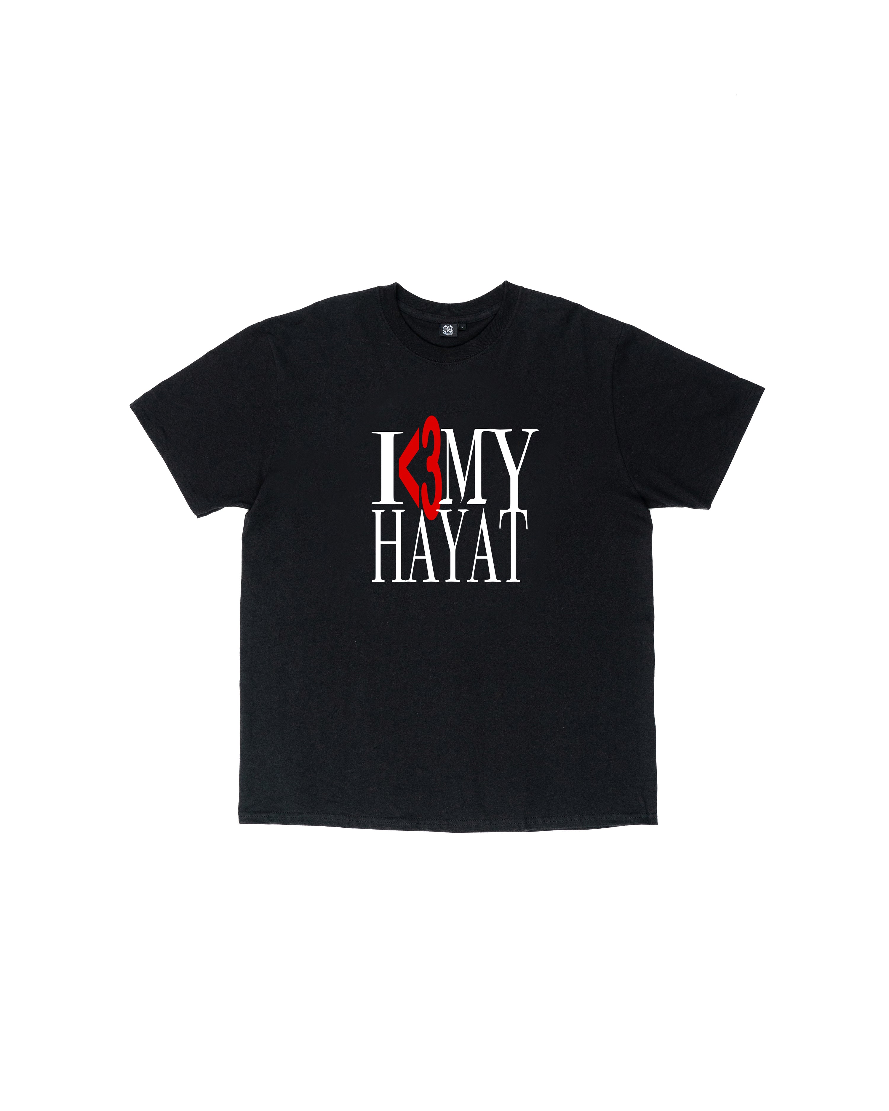I <3 MY HAYAT Tee Black