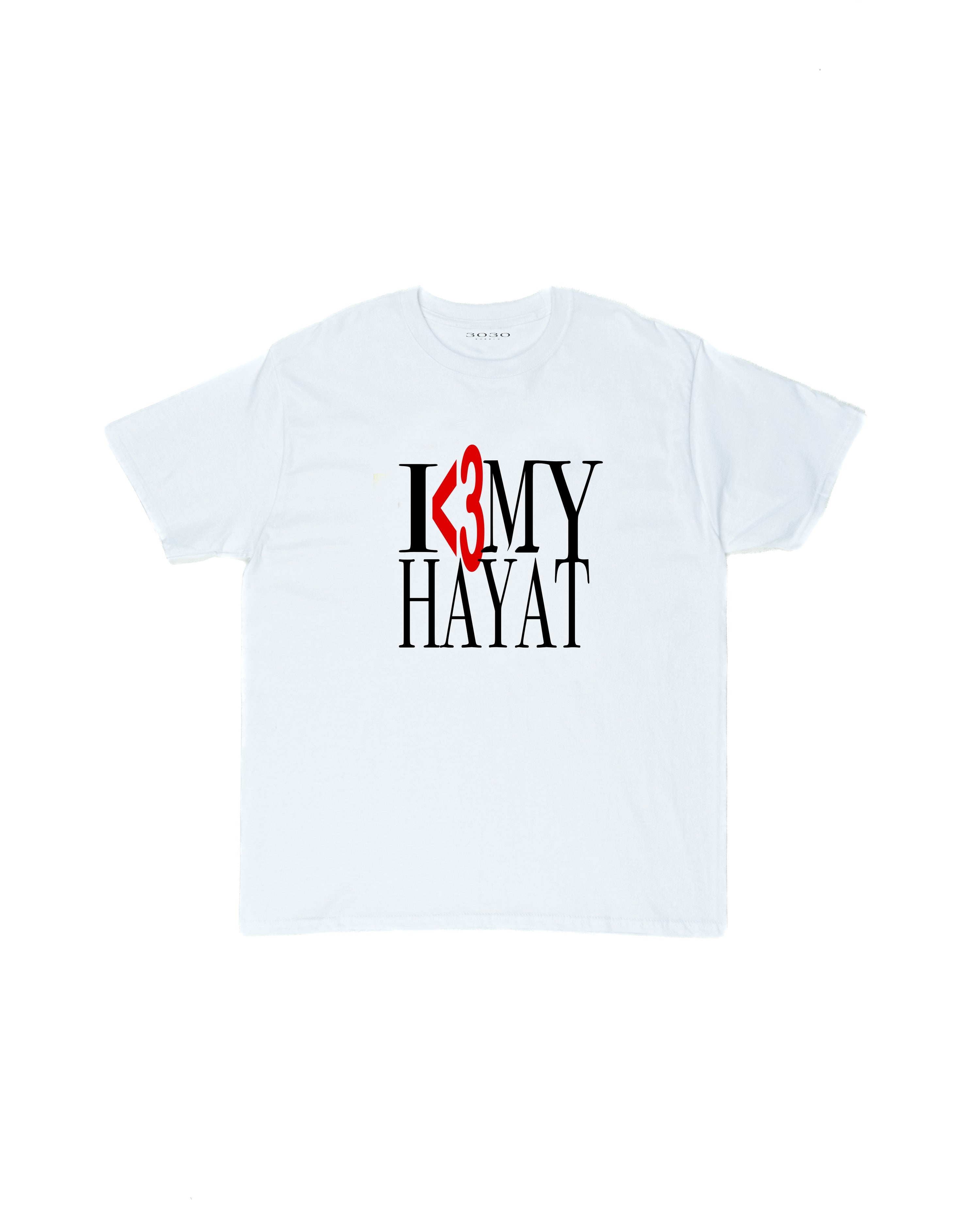 I <3 MY HAYAT Tee white